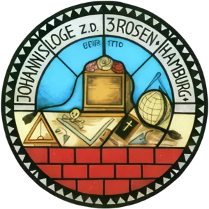 Logo Johannisloge Zu den drei Rosen 2