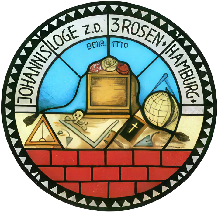 Logo Johannisloge Zu den drei Rosen 2